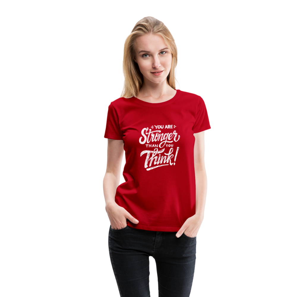 Damen Stronger T-Shirt - Rot