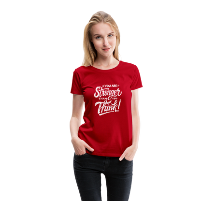 Damen Stronger T-Shirt - Rot