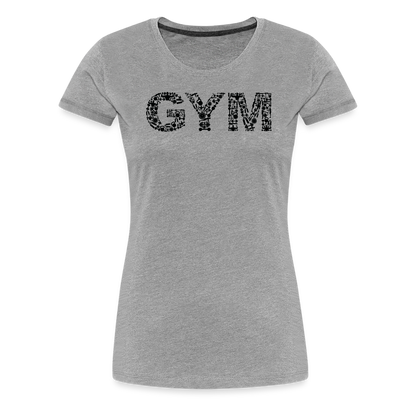 Gym Damen T-Shirt - Grau meliert