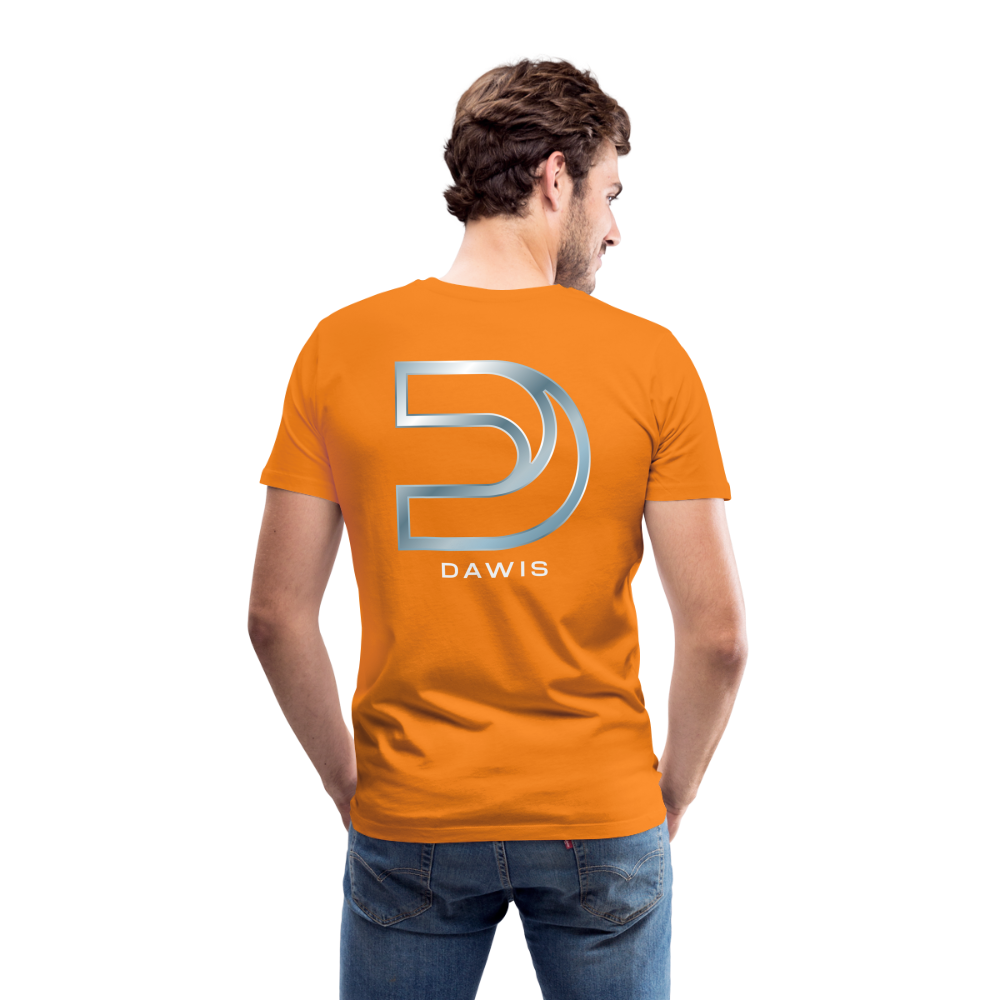 DAWIS Männer T-Shirt - Orange