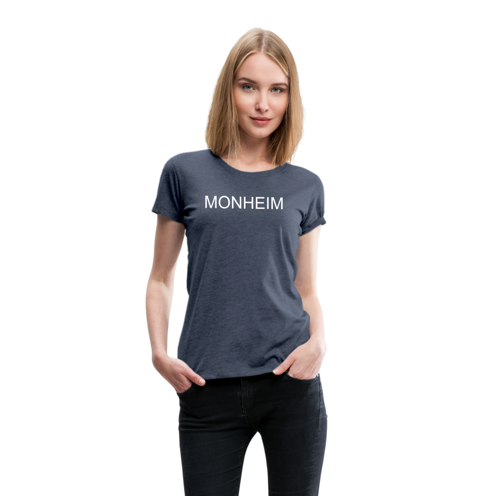 Frauen T-Shirt MONHEIM - Blau meliert