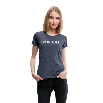 Frauen T-Shirt MONHEIM - Blau meliert