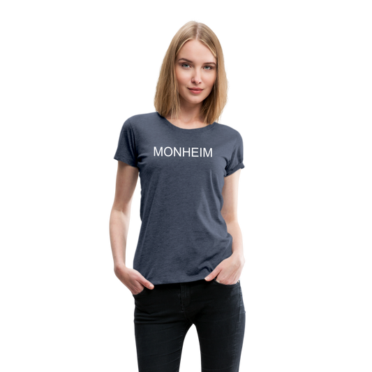 Frauen T-Shirt MONHEIM - Blau meliert