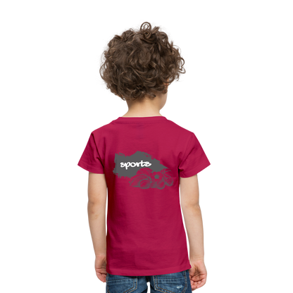 Sportarten Kinder Premium T-Shirt - dunkles Pink