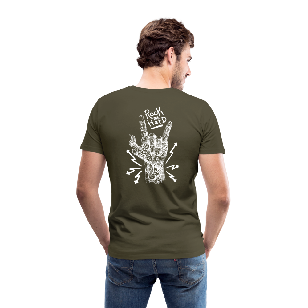 Rock me Hard Männer T-Shirt - Khaki