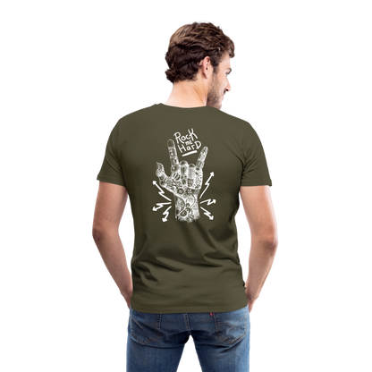 Rock me Hard Männer T-Shirt - Khaki