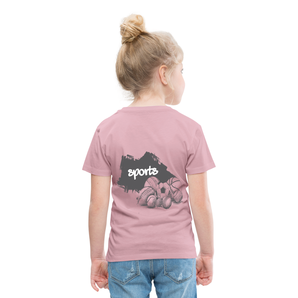 Sportarten Kinder Premium T-Shirt - Hellrosa