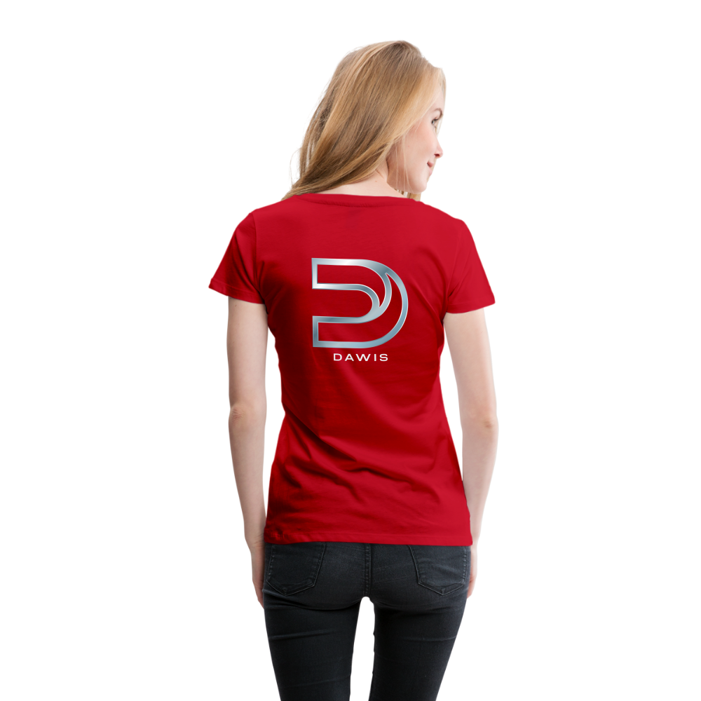 DAWIS Frauen T-Shirt - Rot