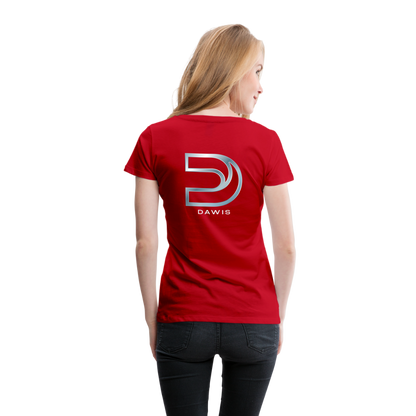 DAWIS Frauen T-Shirt - Rot