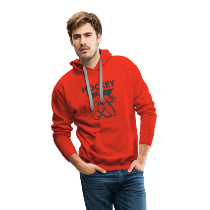 Hockey Goalie Männer Hoodie - Rot