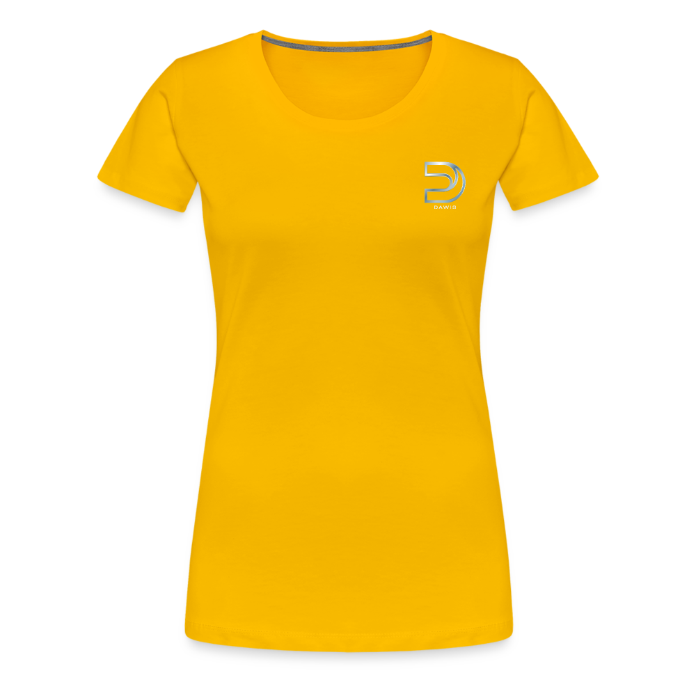 DAWIS Frauen T-Shirt - Sonnengelb