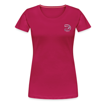 DAWIS Frauen T-Shirt - dunkles Pink