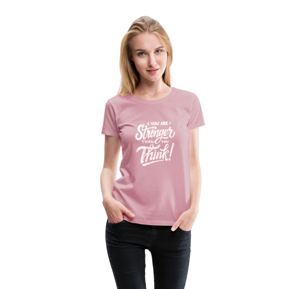 Damen Stronger T-Shirt - Hellrosa