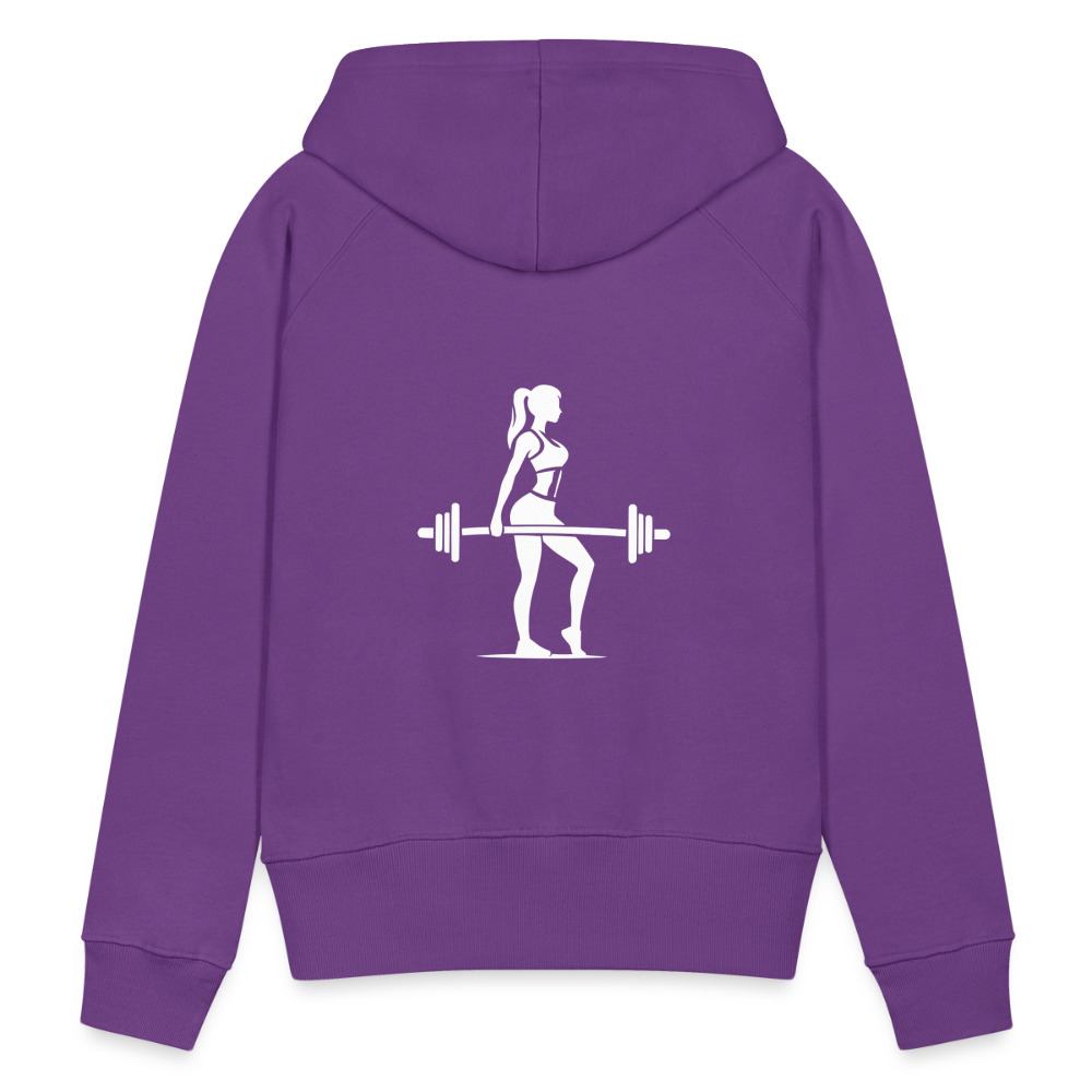 Stronger Damen Hoodie - Purple