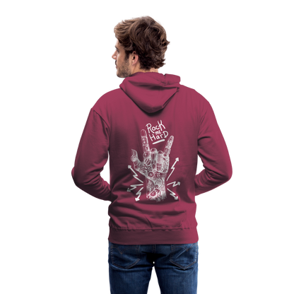 Männer Premium Hoodie - Bordeaux