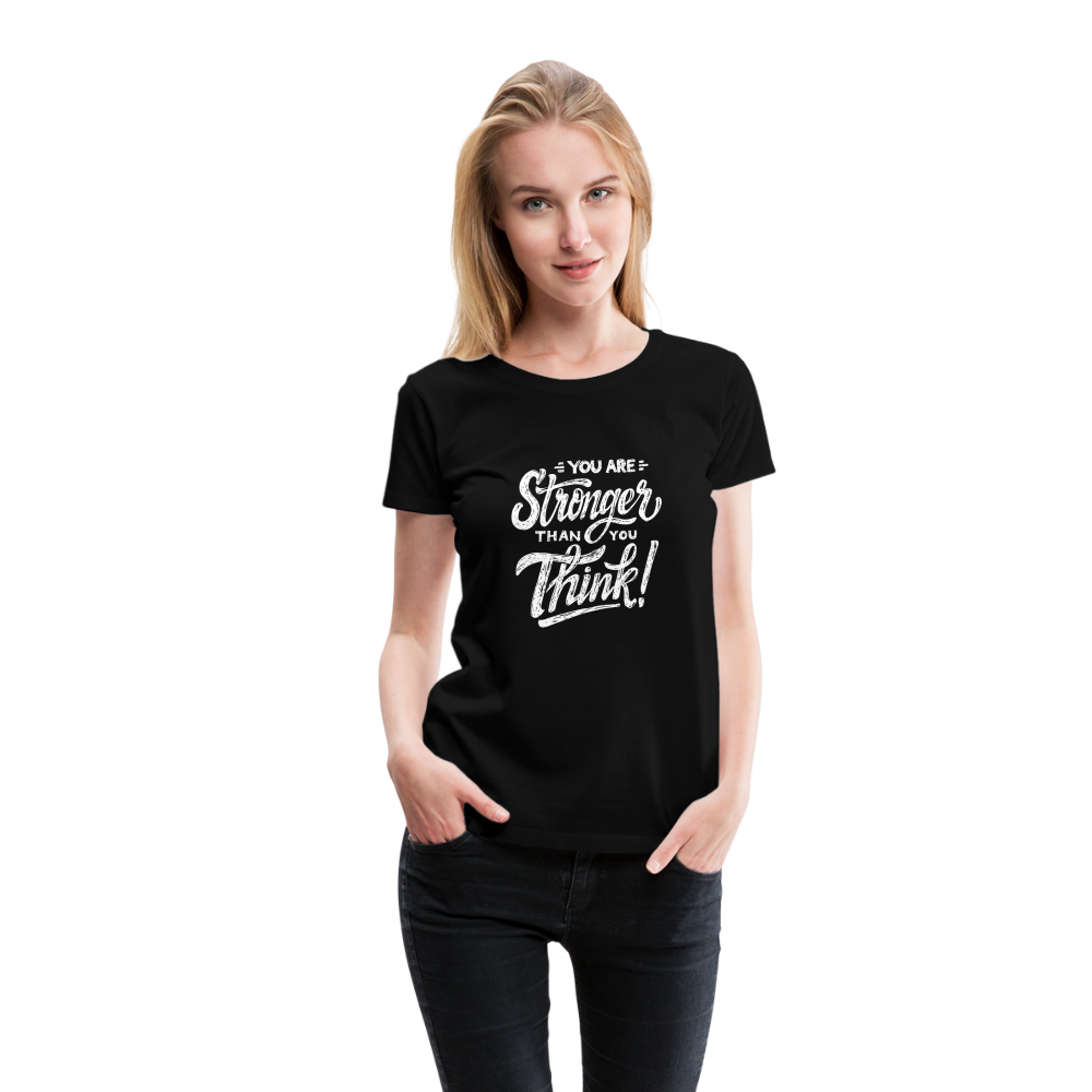 Damen Stronger T-Shirt - Schwarz