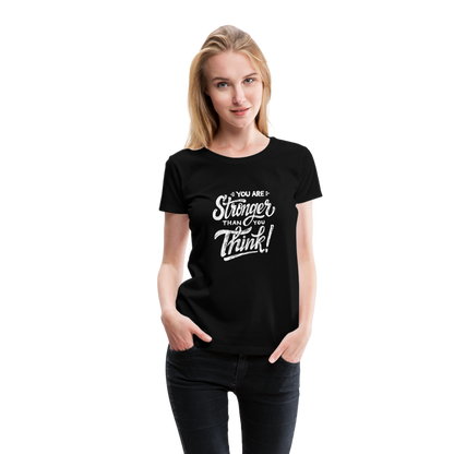 Damen Stronger T-Shirt - Schwarz