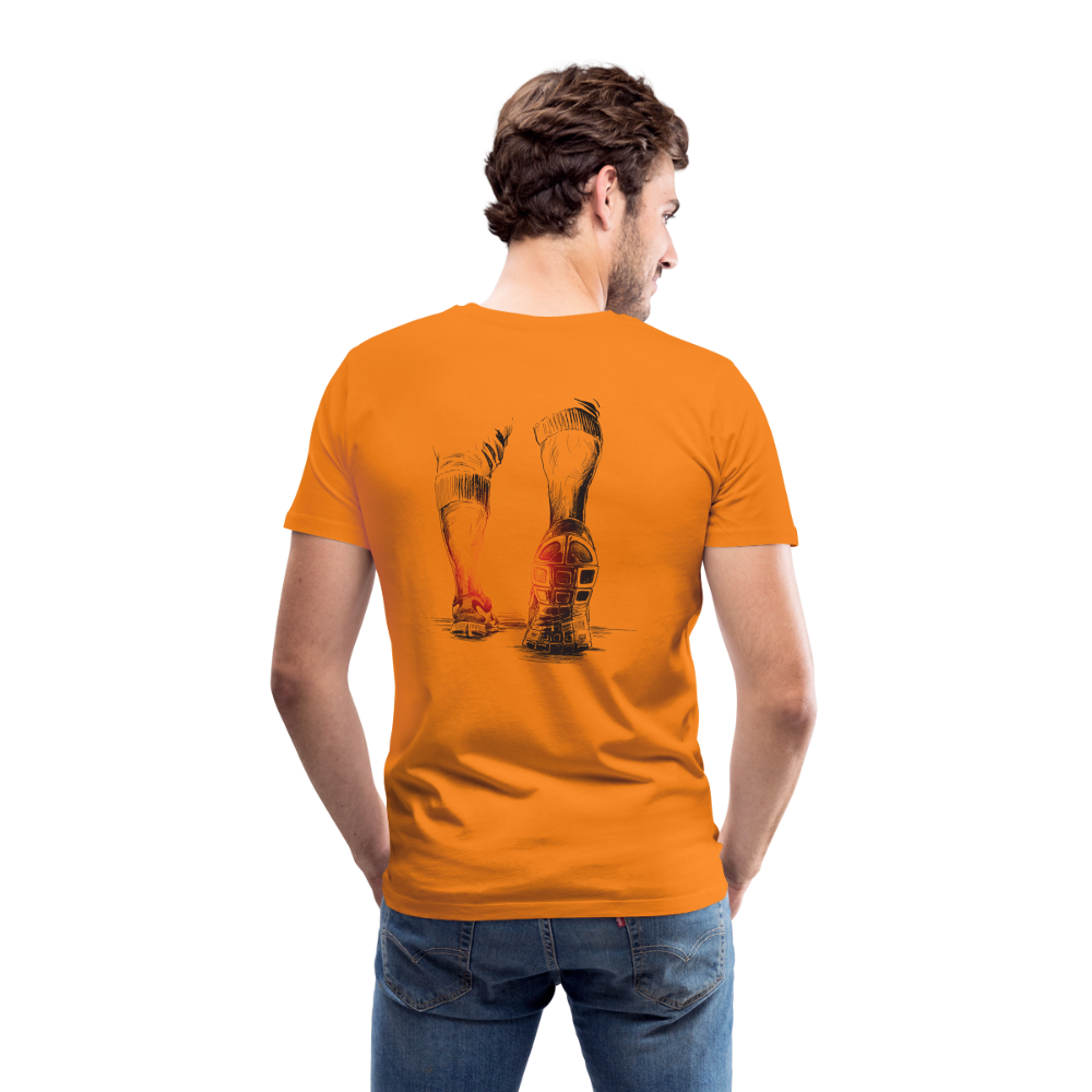 Läufer Premium T-Shirt - Orange