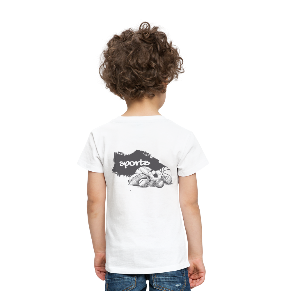 Sportarten Kinder Premium T-Shirt - Weiß