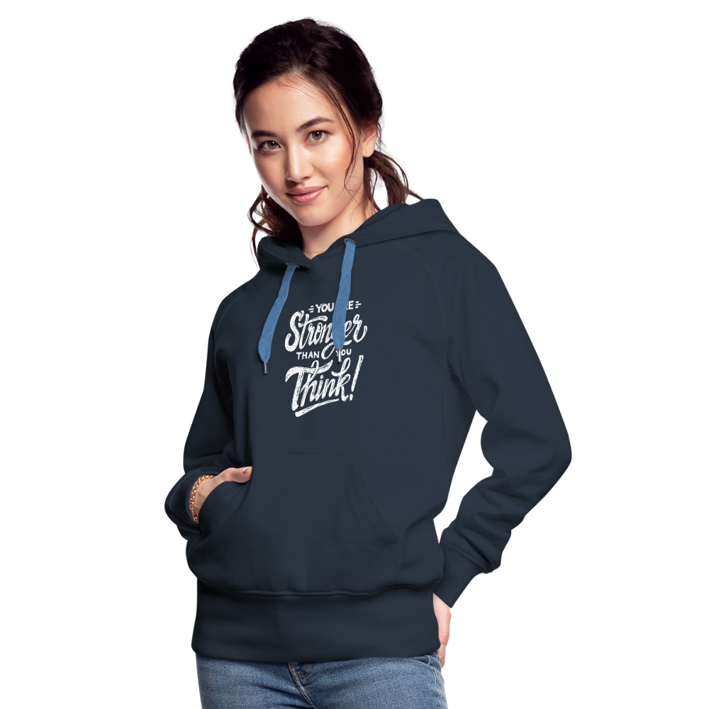 Stronger Damen Hoodie - Navy