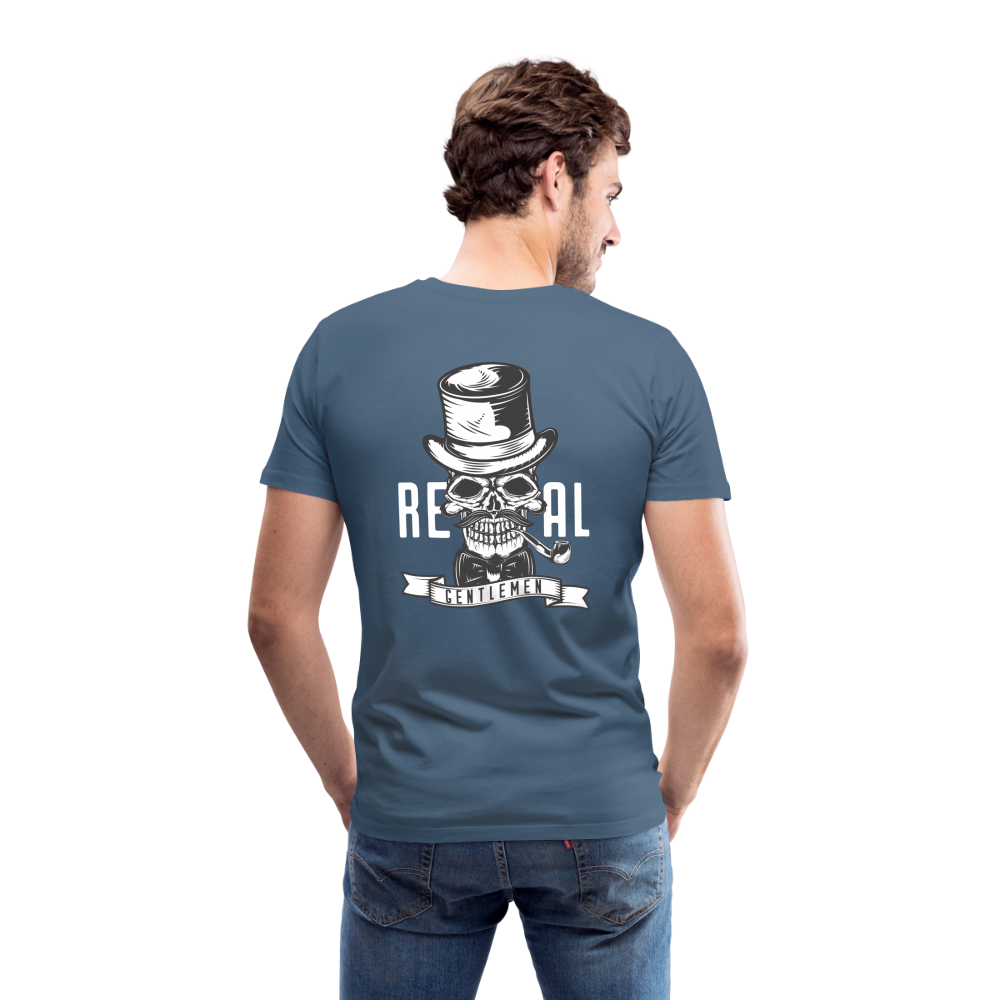 GENTLEMEN Männer T-Shirt - Blaugrau