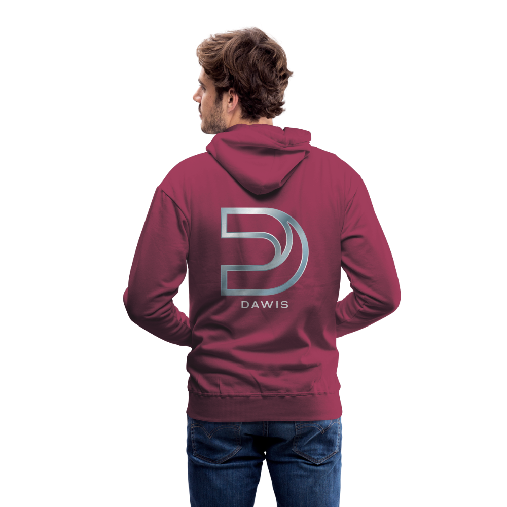 DAWIS Männer  Hoodie - Bordeaux