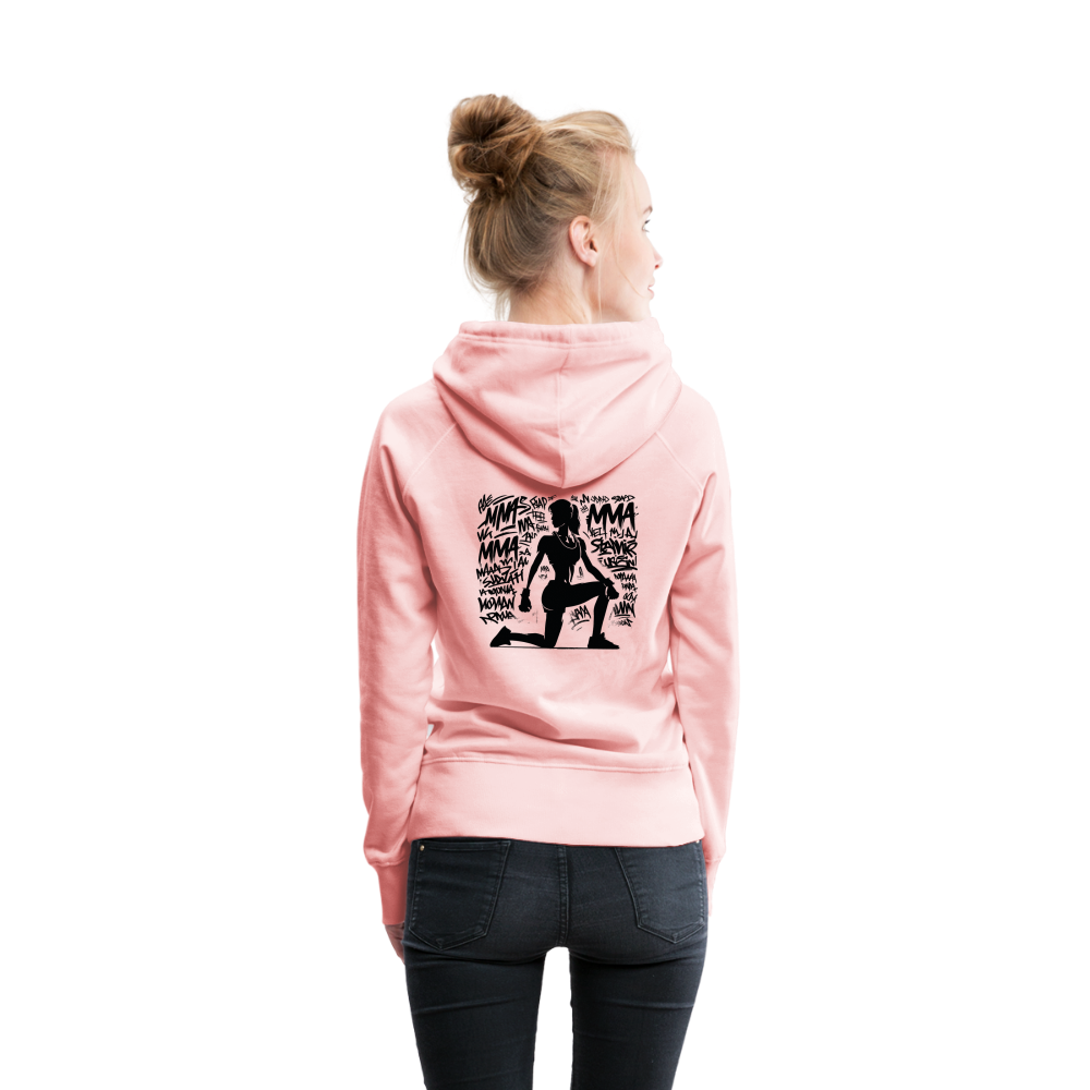 GYM Damen Hoodie - Kristallrosa