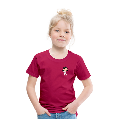 Karate-Girl Kinder T-Shirt - dunkles Pink