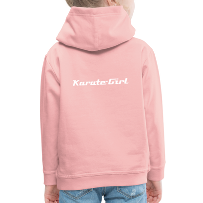 Karate-Girl Kinder Hoodie - Kristallrosa