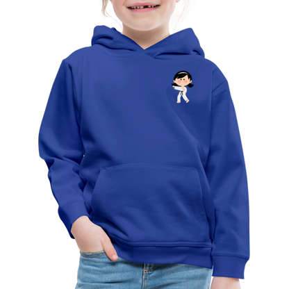 Karate-Girl Kinder Hoodie - Royalblau