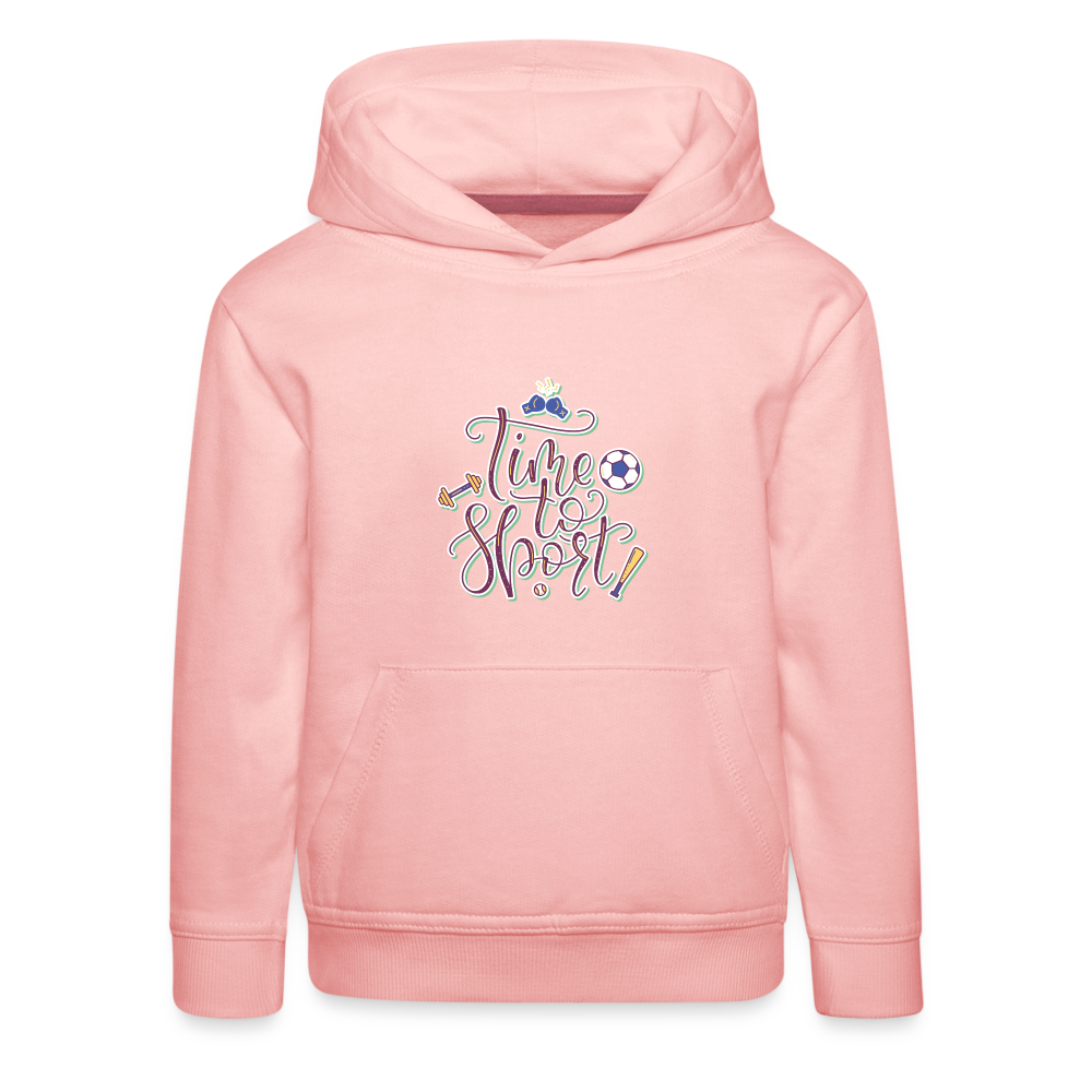 Time to Sport Kinder Hoodie - Kristallrosa