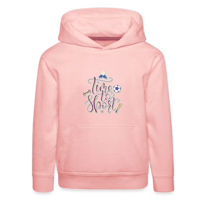 Time to Sport Kinder Hoodie - Kristallrosa