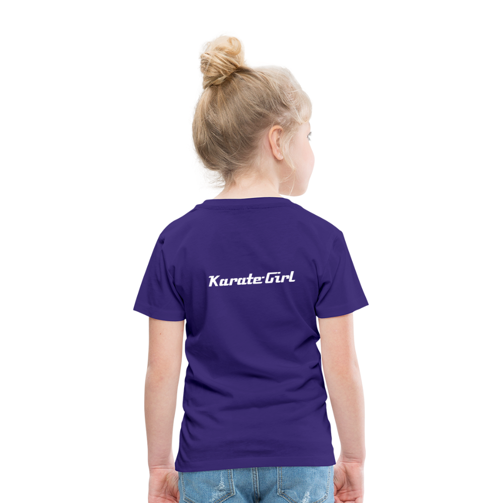 Karate-Girl Kinder T-Shirt - Lila