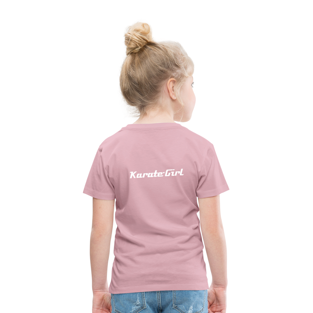 Karate-Girl Kinder T-Shirt - Hellrosa