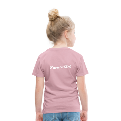 Karate-Girl Kinder T-Shirt - Hellrosa