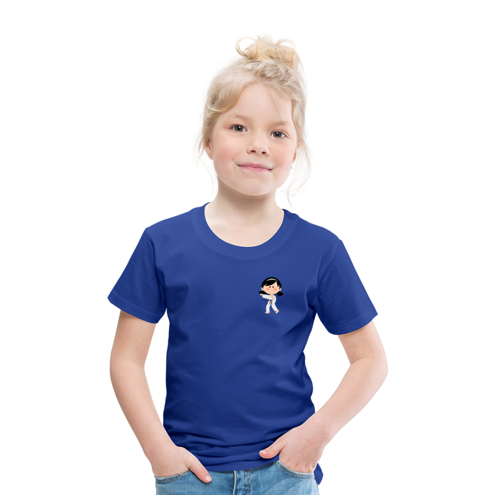 Karate-Girl Kinder T-Shirt - Königsblau