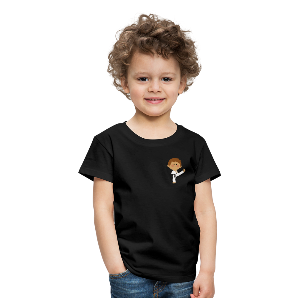 Karate-Boy  Kinder T-Shirt - Schwarz