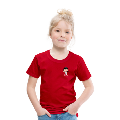 Karate-Girl Kinder T-Shirt - Rot