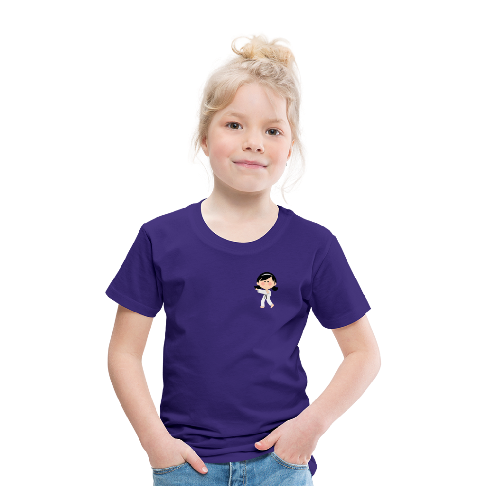 Karate-Girl Kinder T-Shirt - Lila