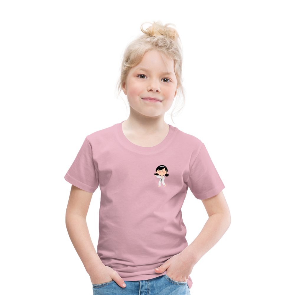 Karate-Girl Kinder T-Shirt - Hellrosa