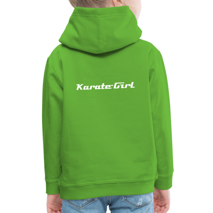 Karate-Girl Kinder Hoodie - Hellgrün