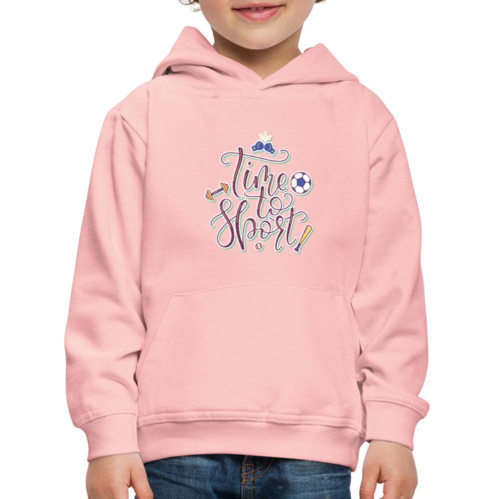 Time to Sport Kinder Hoodie - Kristallrosa