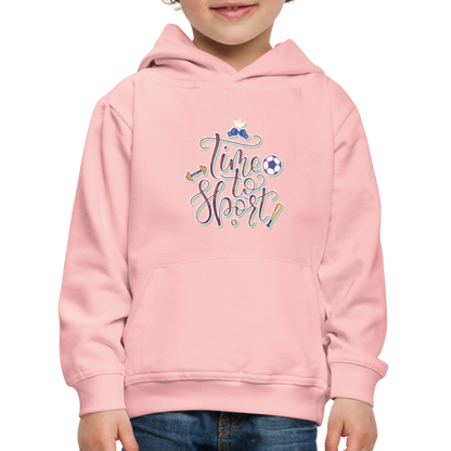 Time to Sport Kinder Hoodie - Kristallrosa