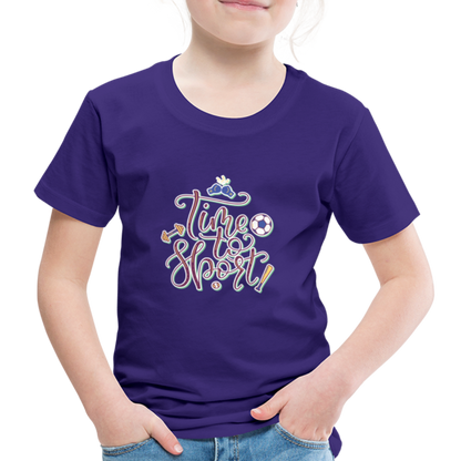 Time to Sport Kinder T-Shirt - Lila