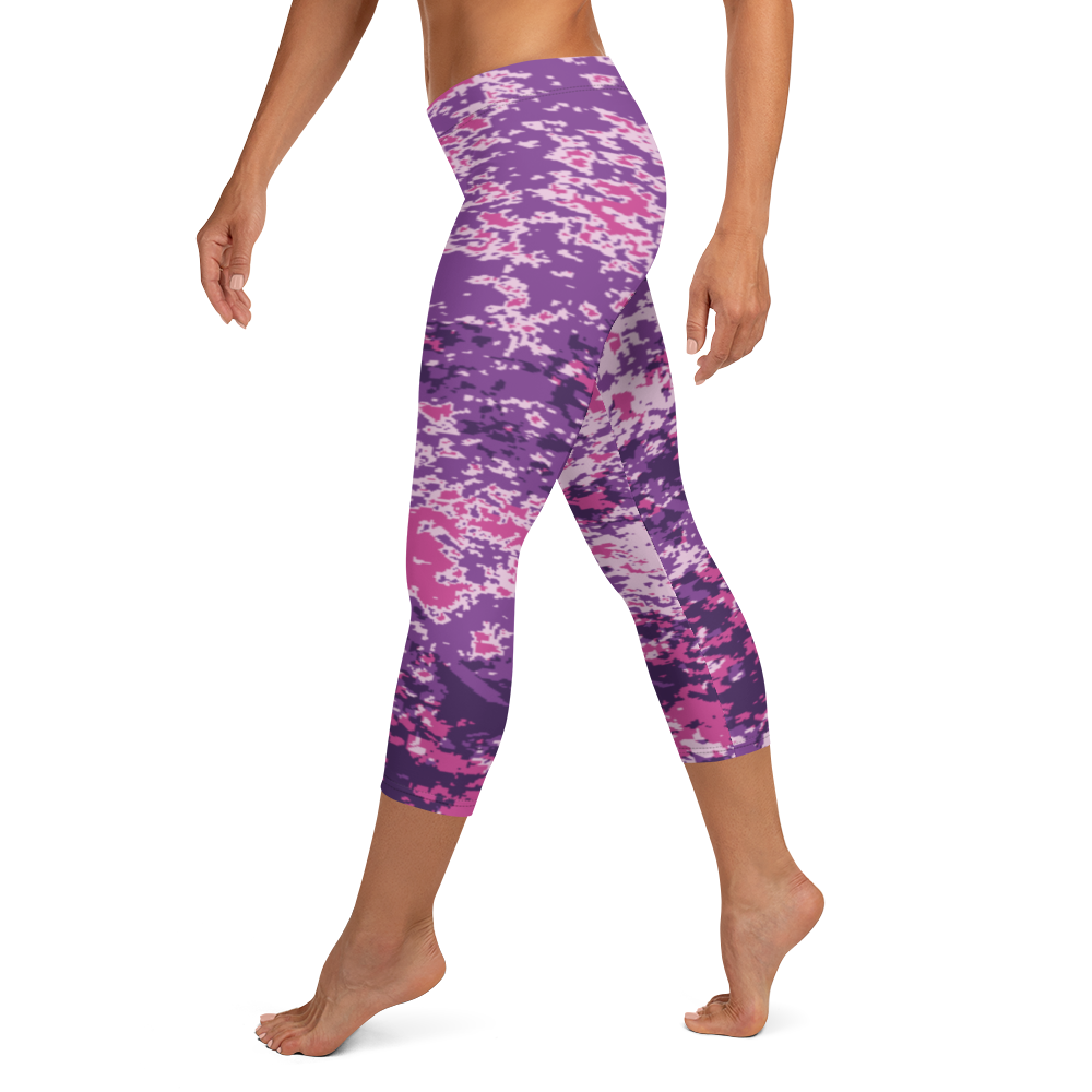 Bunte Capri-Leggings