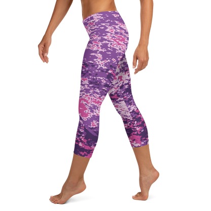 Bunte Capri-Leggings